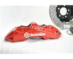 英菲尼迪G37剎車改裝brembo剎車大六活塞，進口剎車配件