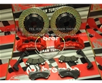 豐田漢蘭達(dá)剎車升級進(jìn)口brembo六活塞剎車，漢蘭達(dá)改裝
